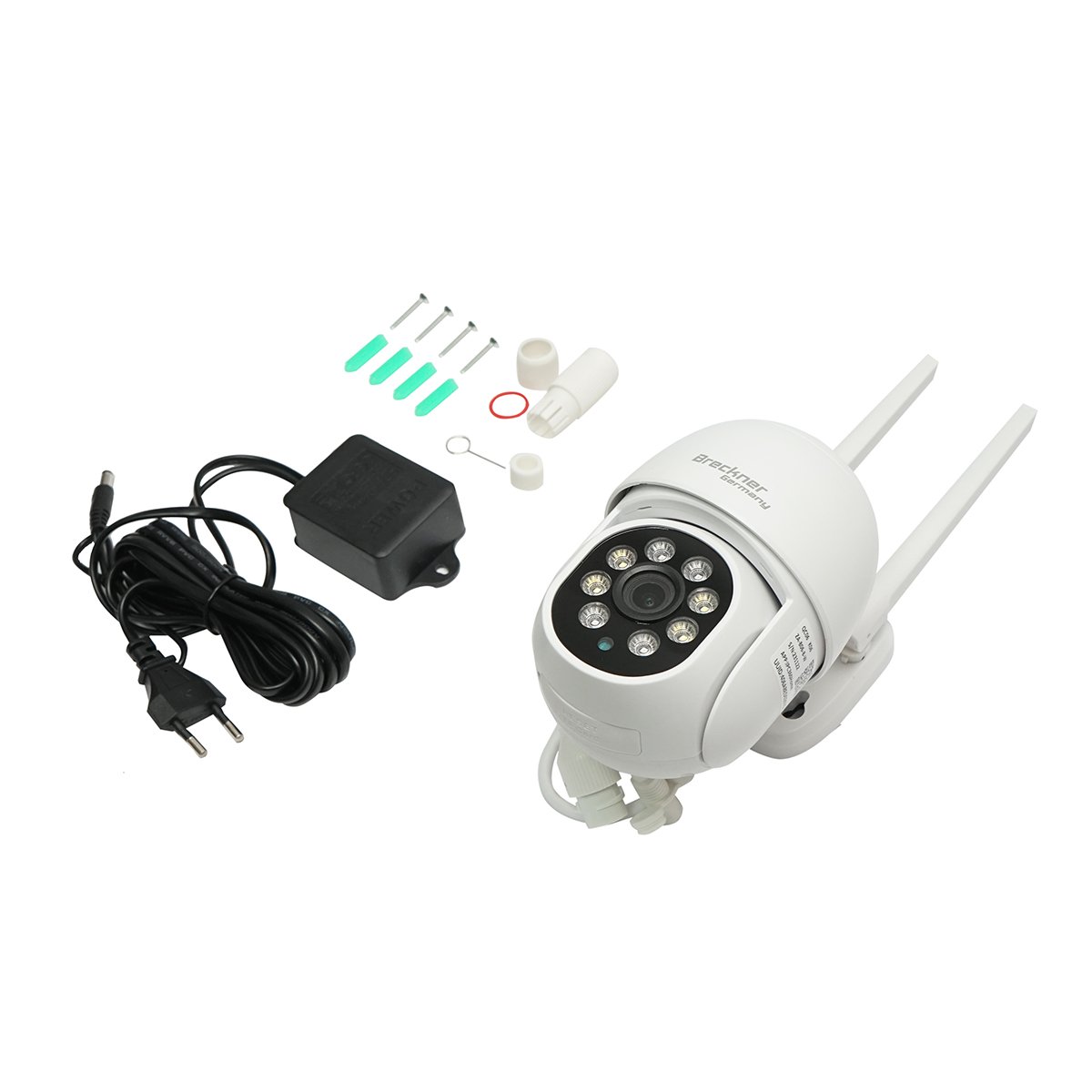 Camera de supraveghere 8 MP, WIFI 2.4GHz, rotire 360 grade PTZ cu senzor de miscare, alarma, detectie umana, night vision si aplicatie IPC360 Home